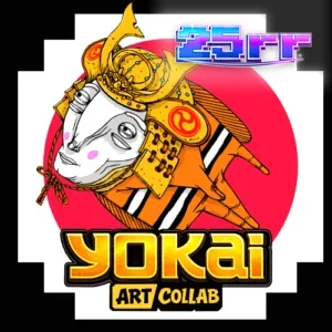 Arte visual do slot Yokai com tema de mitologia japonesa